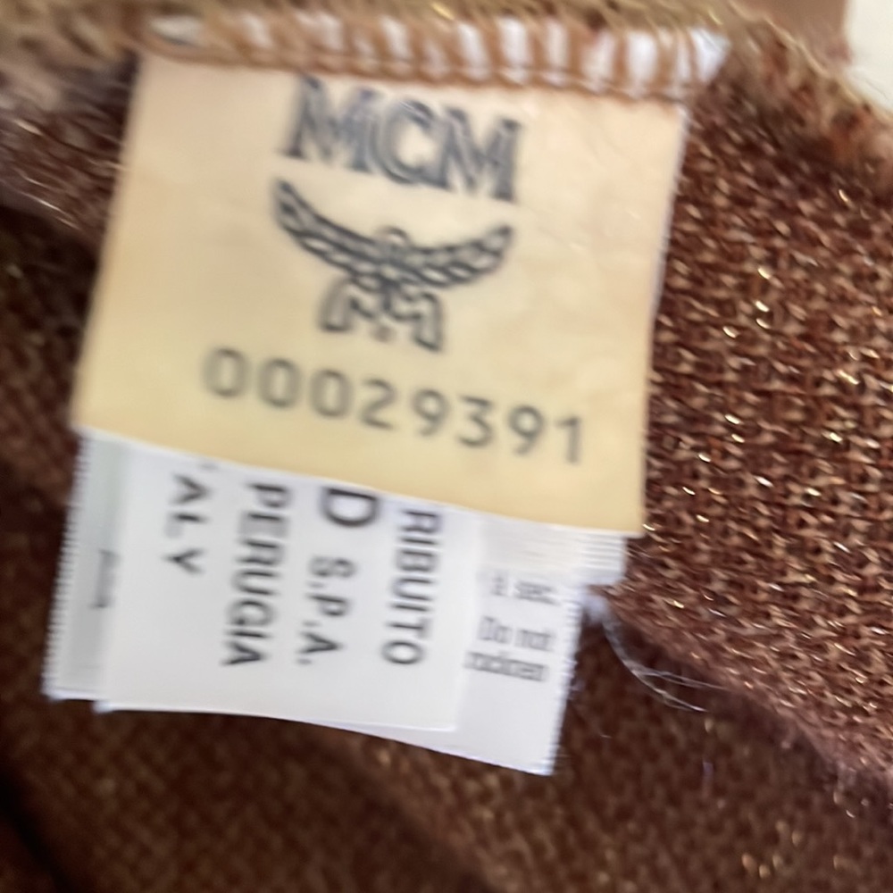 MCM 🎉 Vintage Virgin Wool/Mohair zippered jacket, 🐅striped accent LUXE - Picture 7 of 11